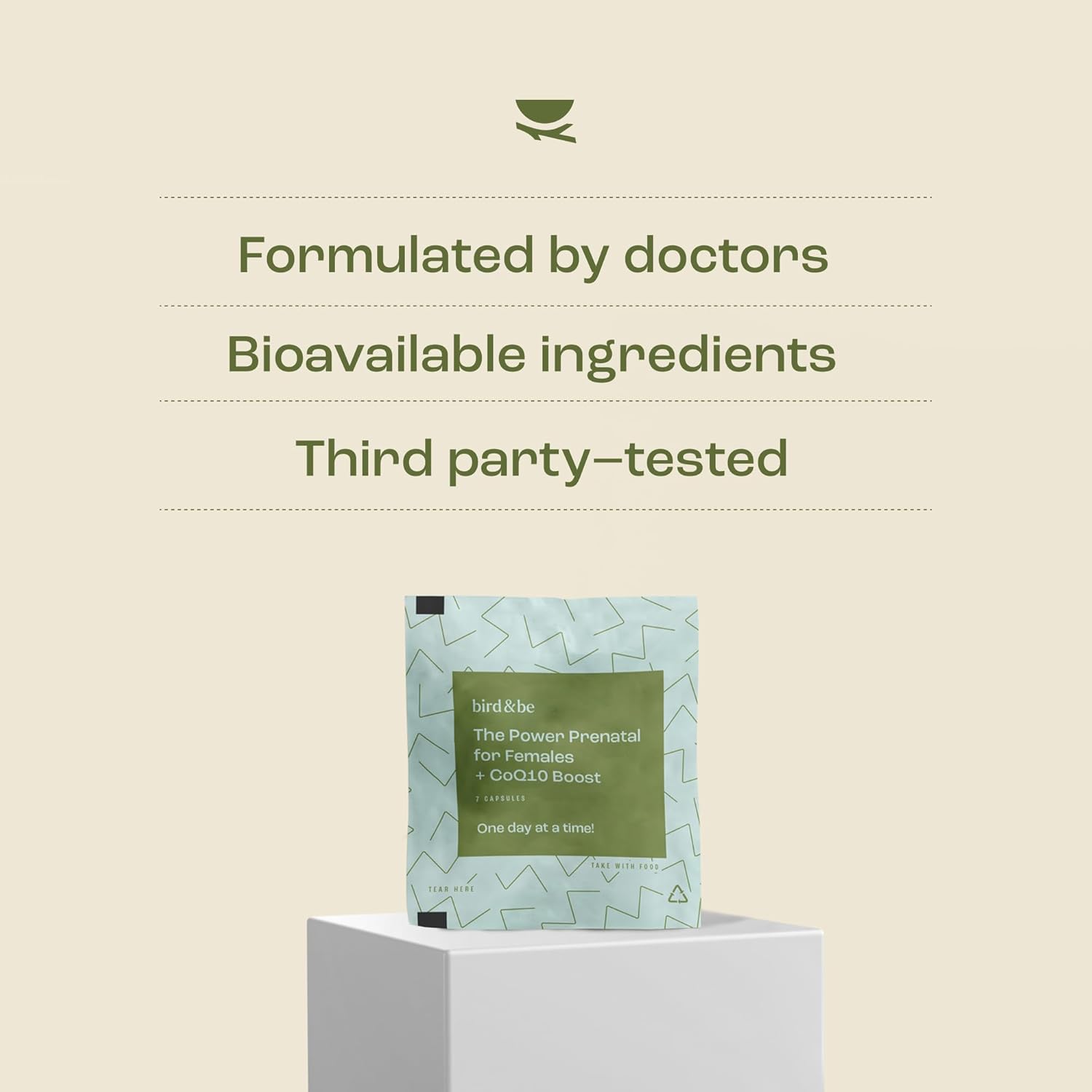 bird&be CoQ10 Boost Power Prenatal for Women