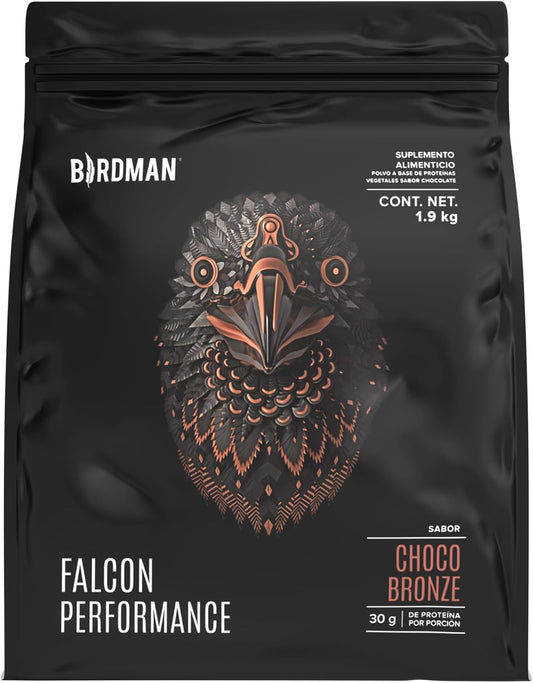 BIRDMAN Falcon Performance Premium Sport Protein Powder with Creatine - Chocolate Flavor, 31g Protein and 5g Creatine per Serving, 1.9Kg Size