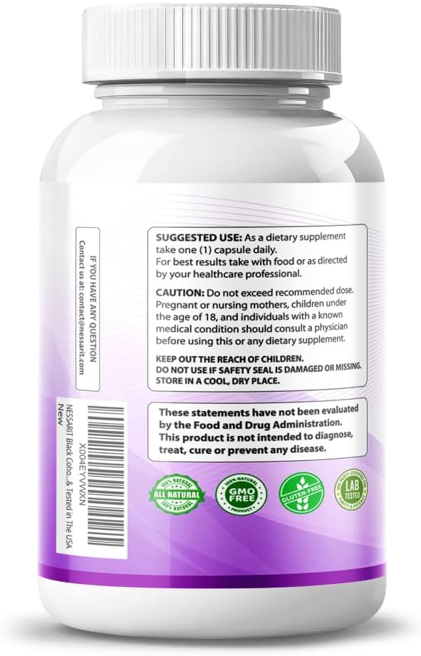 Black Cohosh Wild Yam Red Clover Evening Primrose Ashwagandha - Hormone Balance Support - 150 Count USA Made & Tested