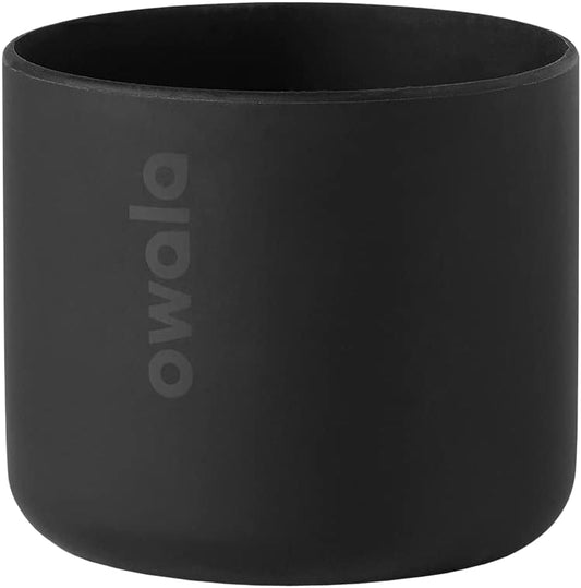 Black Silicone Sleeve for 32 Oz Water Bottles - Anti-Slip Protective Boot for Stainless Steel FreeSip and Flip Bottles by Owala