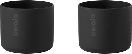 Black Silicone Sleeves for 24 Oz & 32 Oz Stainless Steel Water Bottles by Owala