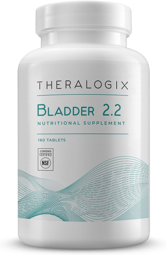 Bladder Support Supplement with Vitamins A, C, D, E, Zinc - 90-Day Supply - NSF Certified - 180 Tablets for Men & Women
