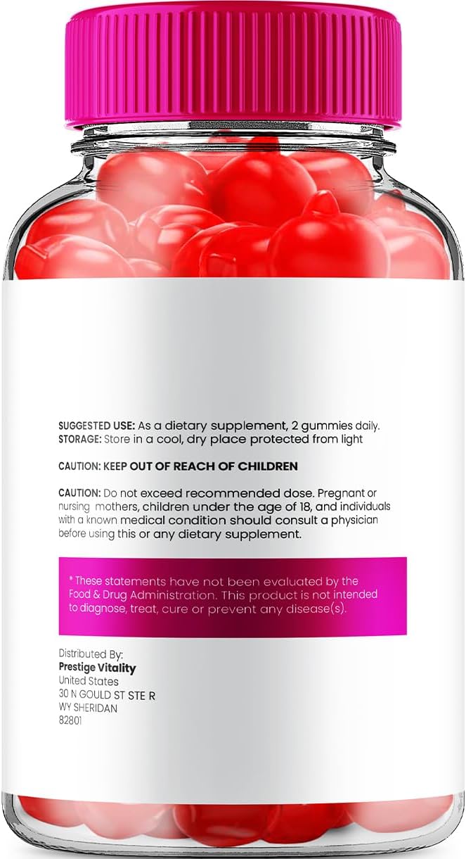 Bliss Keto ACV Gummies for Advanced Slimming Formula - Apple Cider Vinegar Dietary Supplement (60 Gummies)