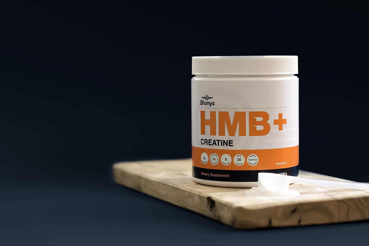 Blonyx HMB Creatine Supplement - Enhanced Strength & Recovery, High-Intensity Athletes, 30-Day Supply