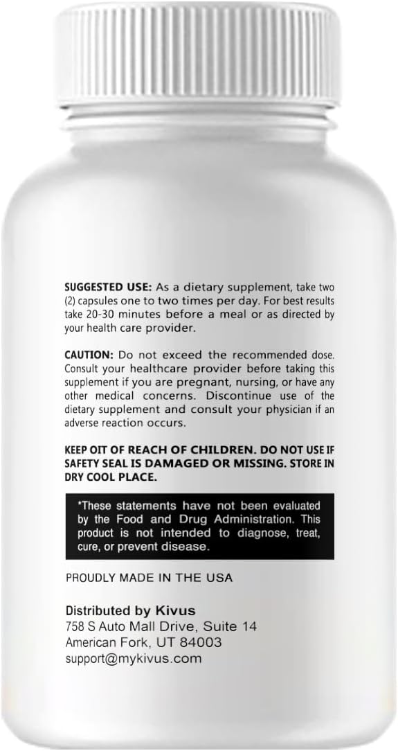 Blood Flow Titan Pro Capsules - Single Bottle with 60 Capsules for Improved Circulation and Health