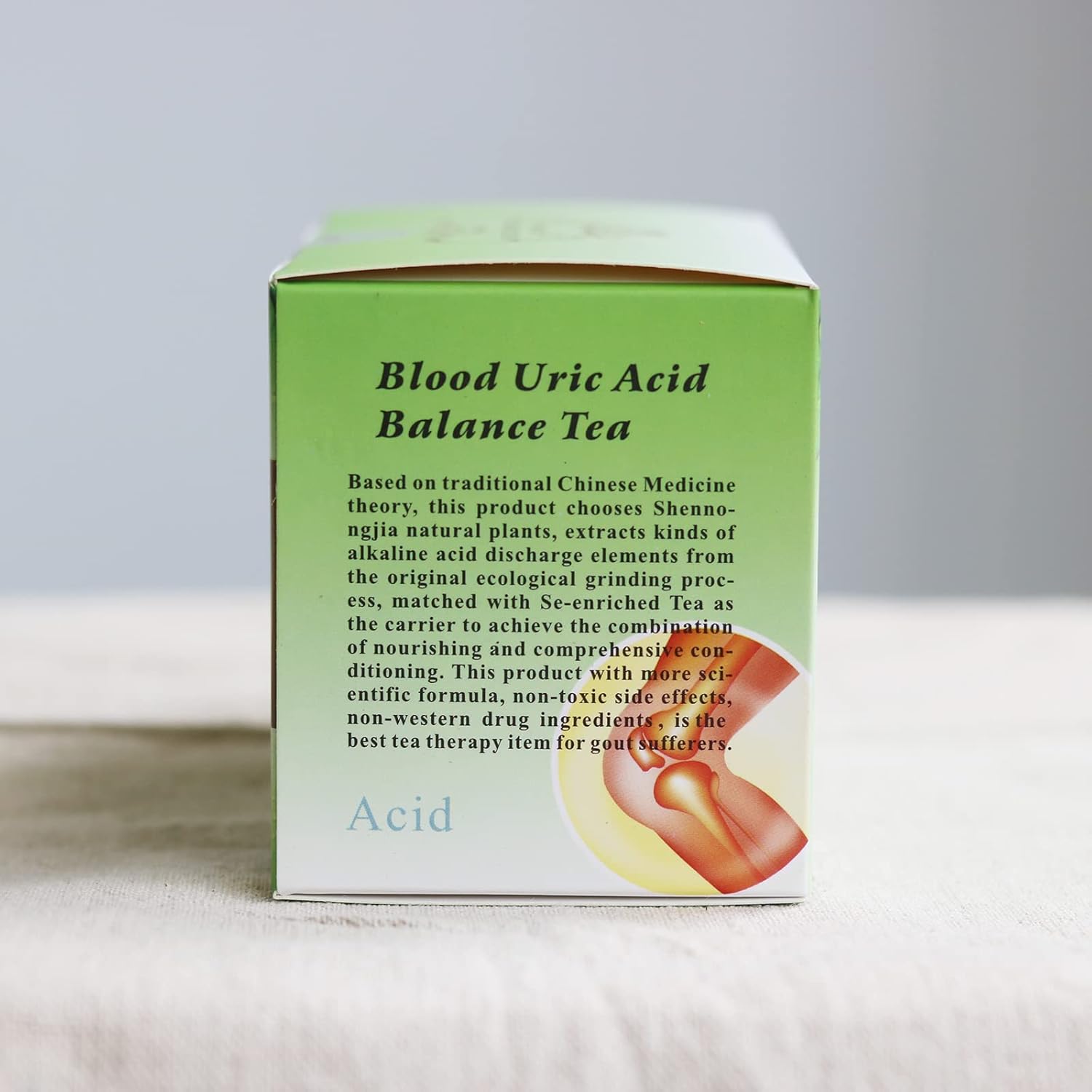 Blood Uric Acid Balance Tea for Gout Relief - 20 Tea Bags to Support Purine Metabolism