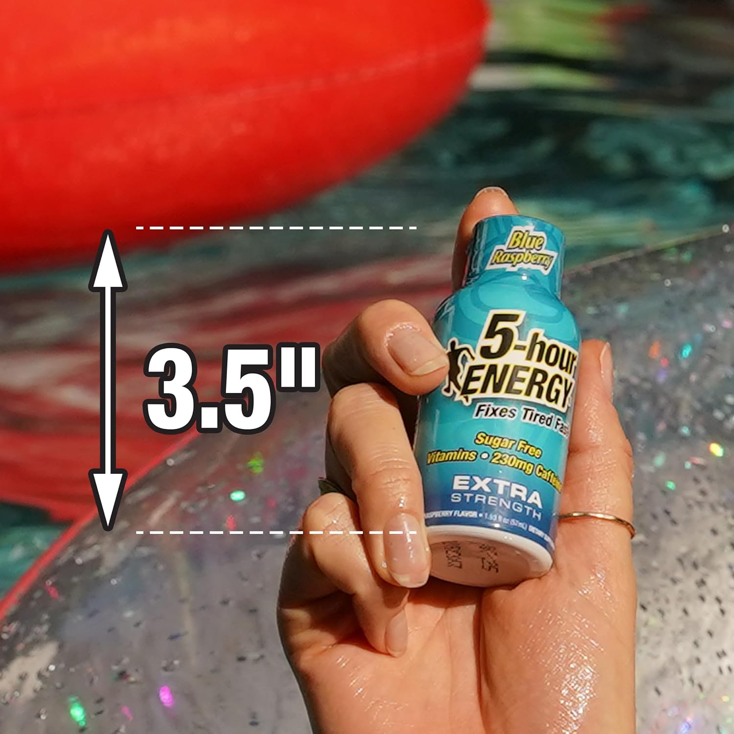 Blue Raspberry Flavor 5-hour ENERGY Extra Strength Shots - 24 Count, Sugar-Free, Zero Calories, with B-Vitamins & Amino Acids for Energy Boost