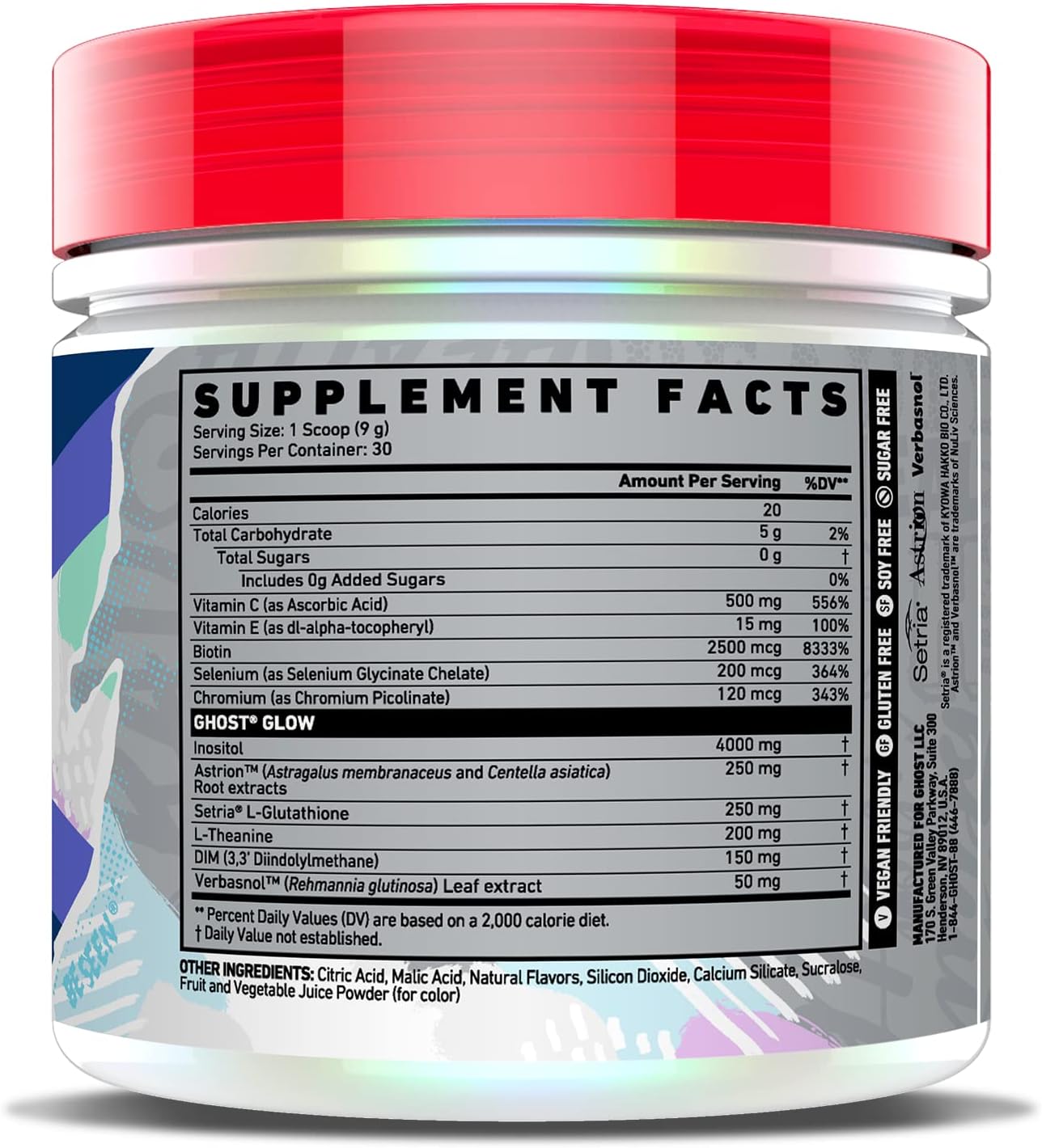 Blueberry Acai Beauty and Detox Support Formula - Vegan, Gluten-Free - Skin Nourishment and Radiance with Biotin & L-Theanine - 30 Servings