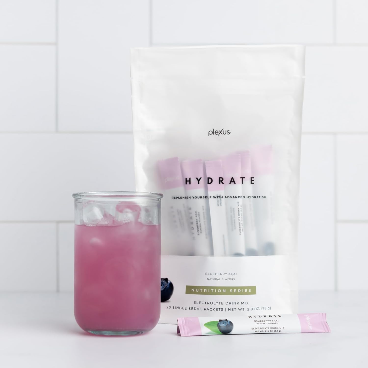Blueberry Acai Plexus Hydrate® for Optimal Hydration and Wellness