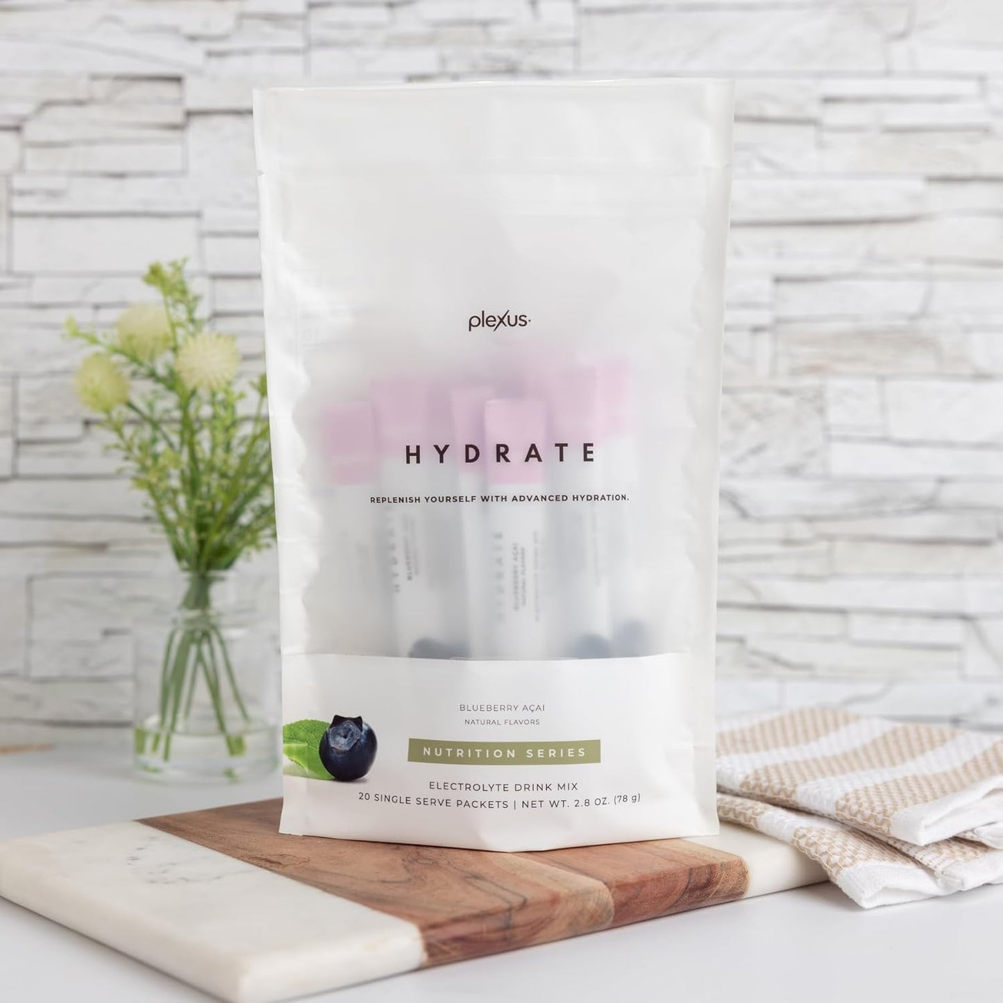 Blueberry Acai Plexus Hydrate® for Optimal Hydration and Wellness