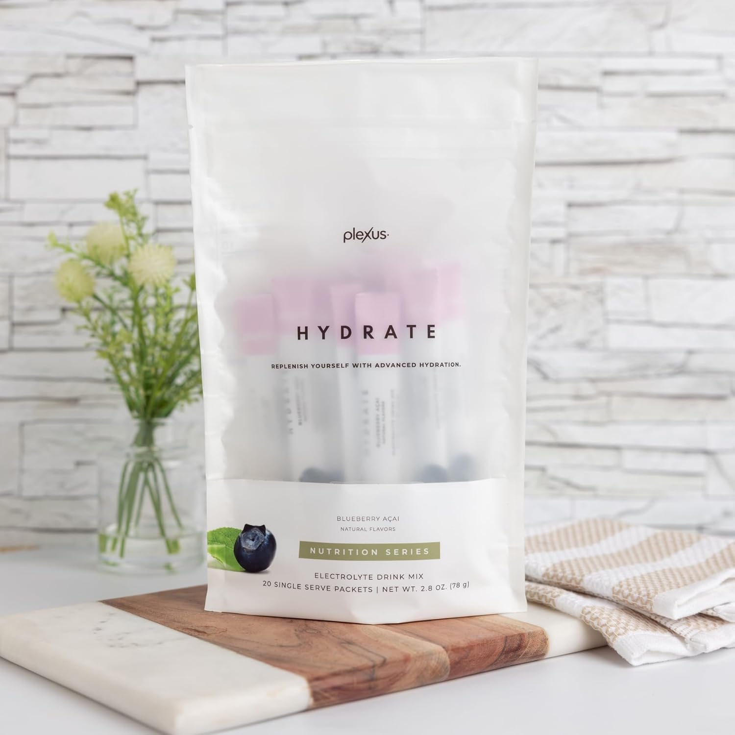 Blueberry Acai Plexus Hydrate® for Optimal Hydration and Wellness
