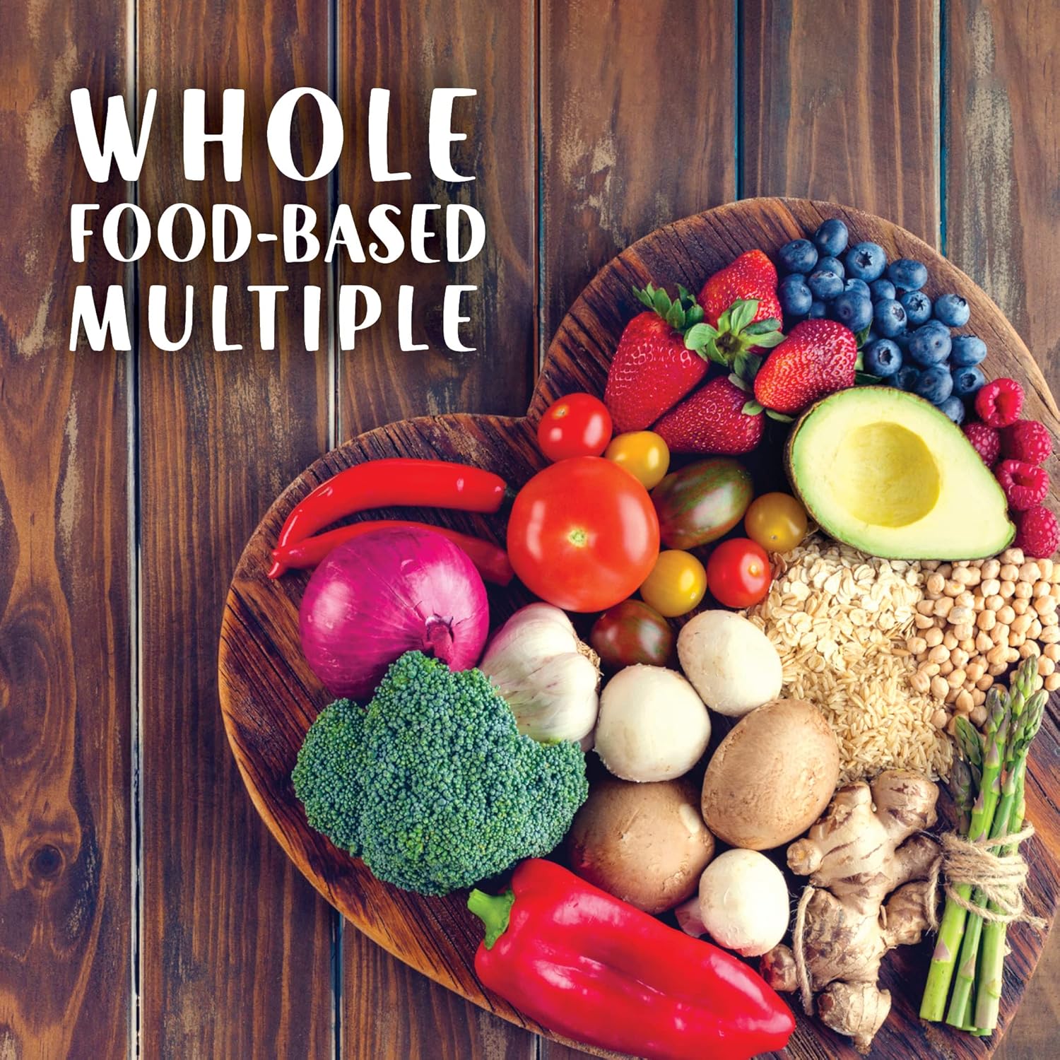 Bluebonnet Nutrition Ladies’ 40+ Whole Food Women Multivitamin, Soy-Free, Non-GMO, Gluten Free - 60 Vegetable Capsules