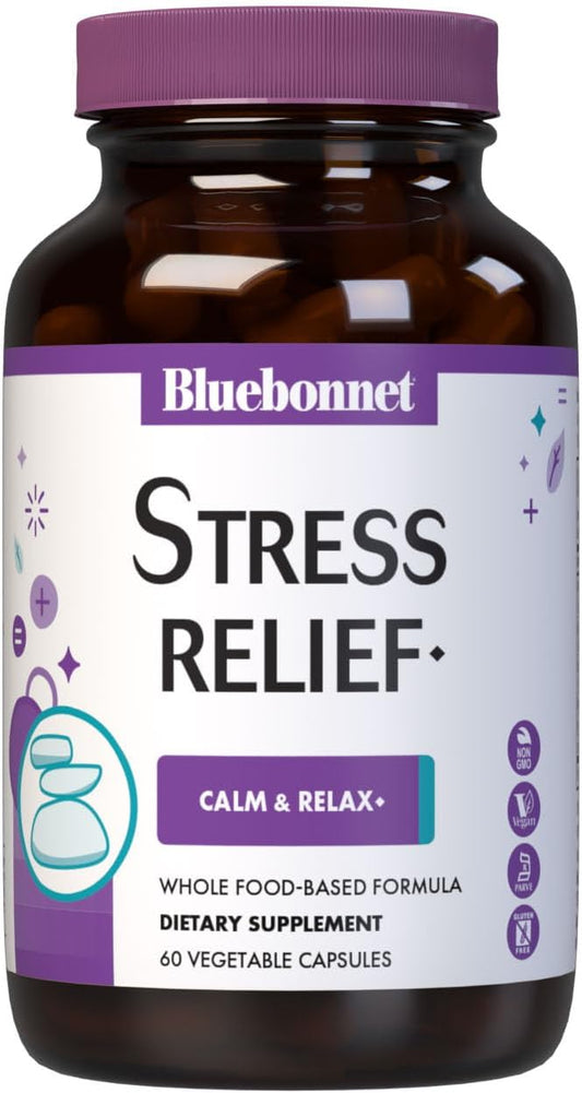 Bluebonnet Nutrition Targeted Choice Stress Relief Capsules, 60 Count