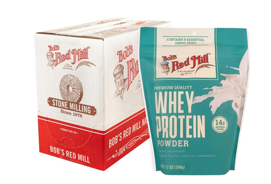 Bob's Red Mill Whey Protein Concentrate 12oz 4-Pack - Keto and Kosher Certified