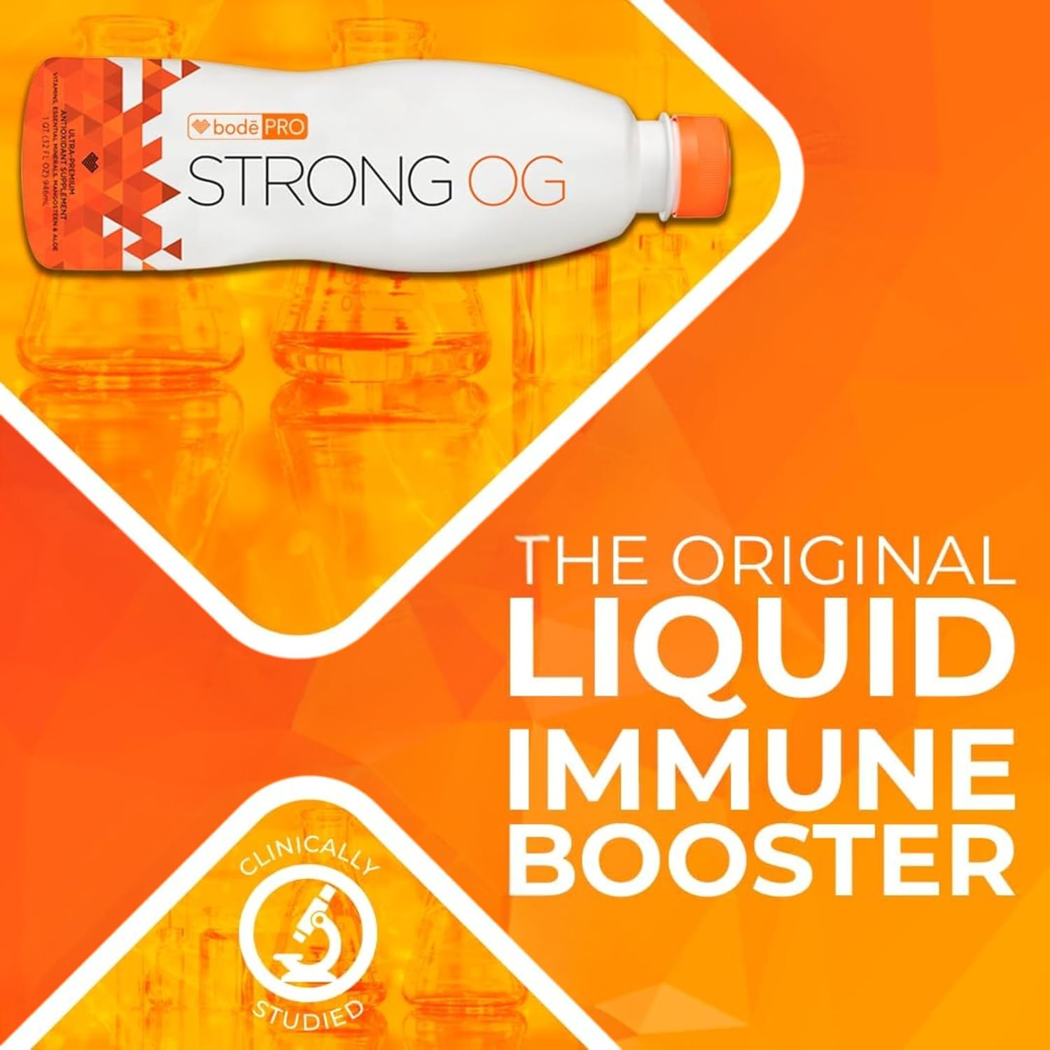 BodePRO Strong OG Liquid Antioxidant with Vitamins and Minerals - Immune Booster - 32fl.oz.