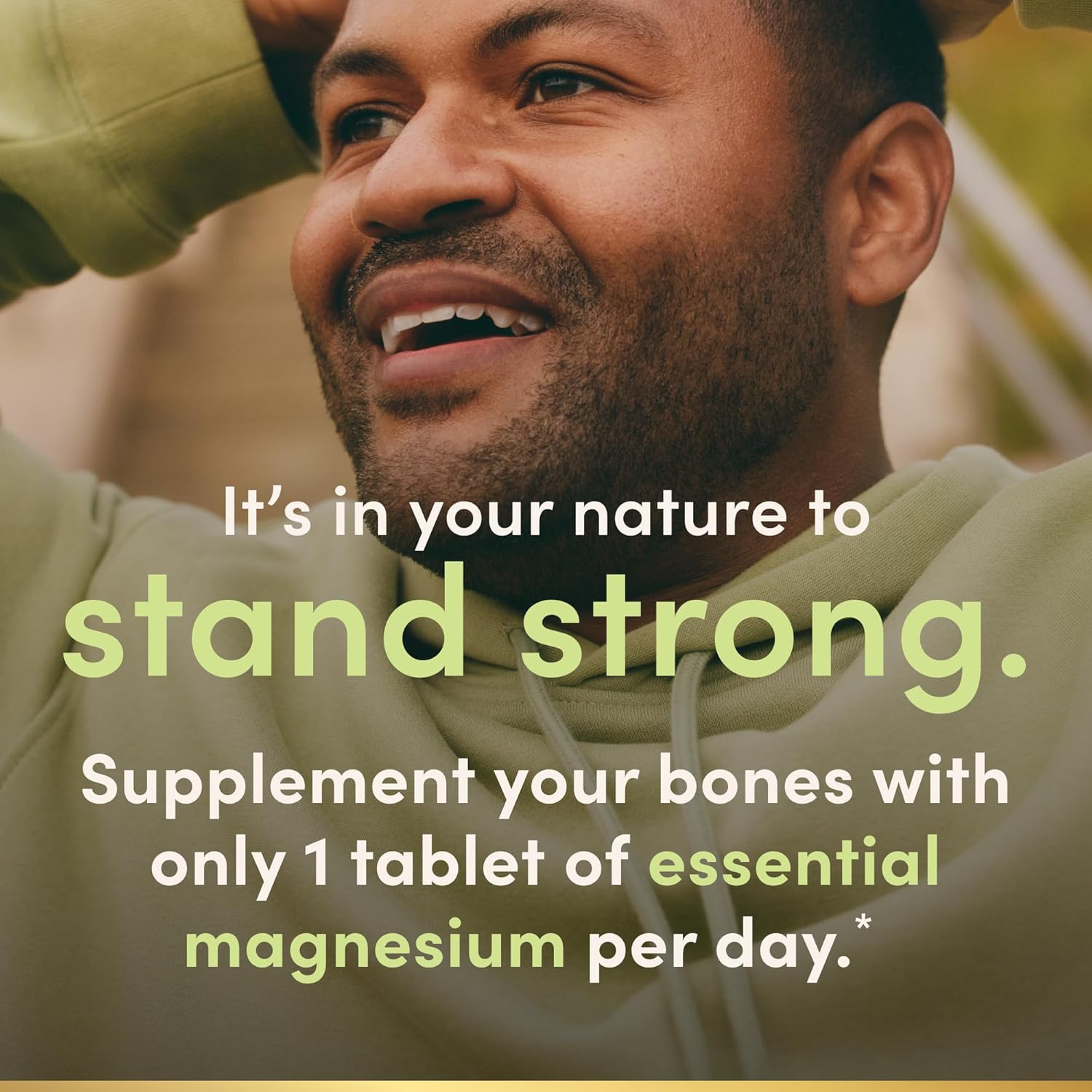 Bone and Muscle Health Support Tablets, 500 Mg, 200 Ct - Nature's Bounty Magnesium for Whole Body