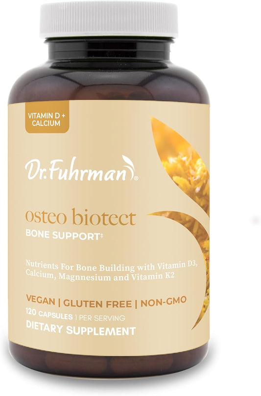 Bone Health Support Supplement by Dr. Fuhrman - Osteo Biotect Formula to Promote Strong and Healthy Bones