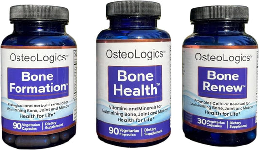 Bone Renew, Health, and Formation Bundle - Resveratrol, Collagen, and Joint Support Supplements - Daily Formula for Enhanced Bone Health