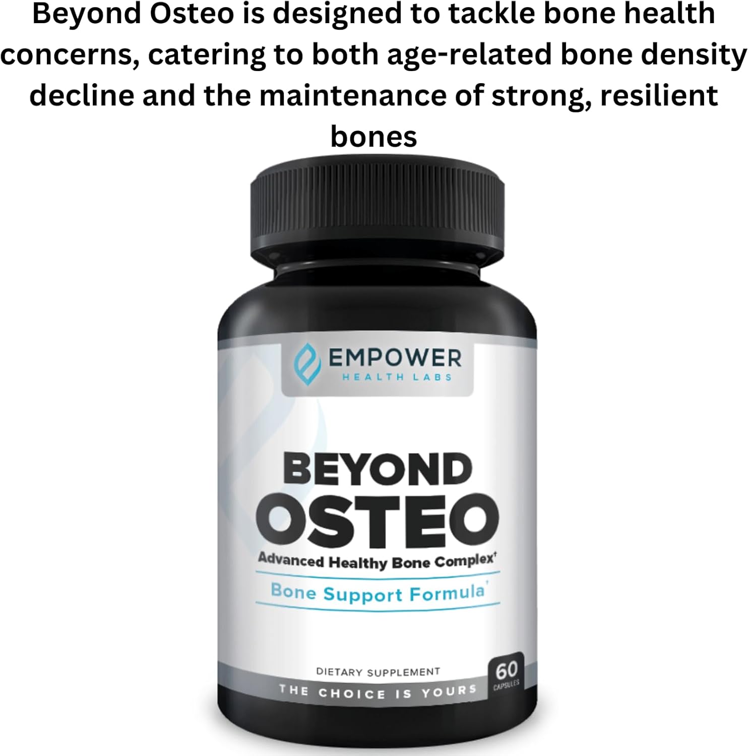 Bone Renewal Beyond Osteo Supplement with Magnesium and Vitamin K2 - 30 Day Supply by Empower Health Labs