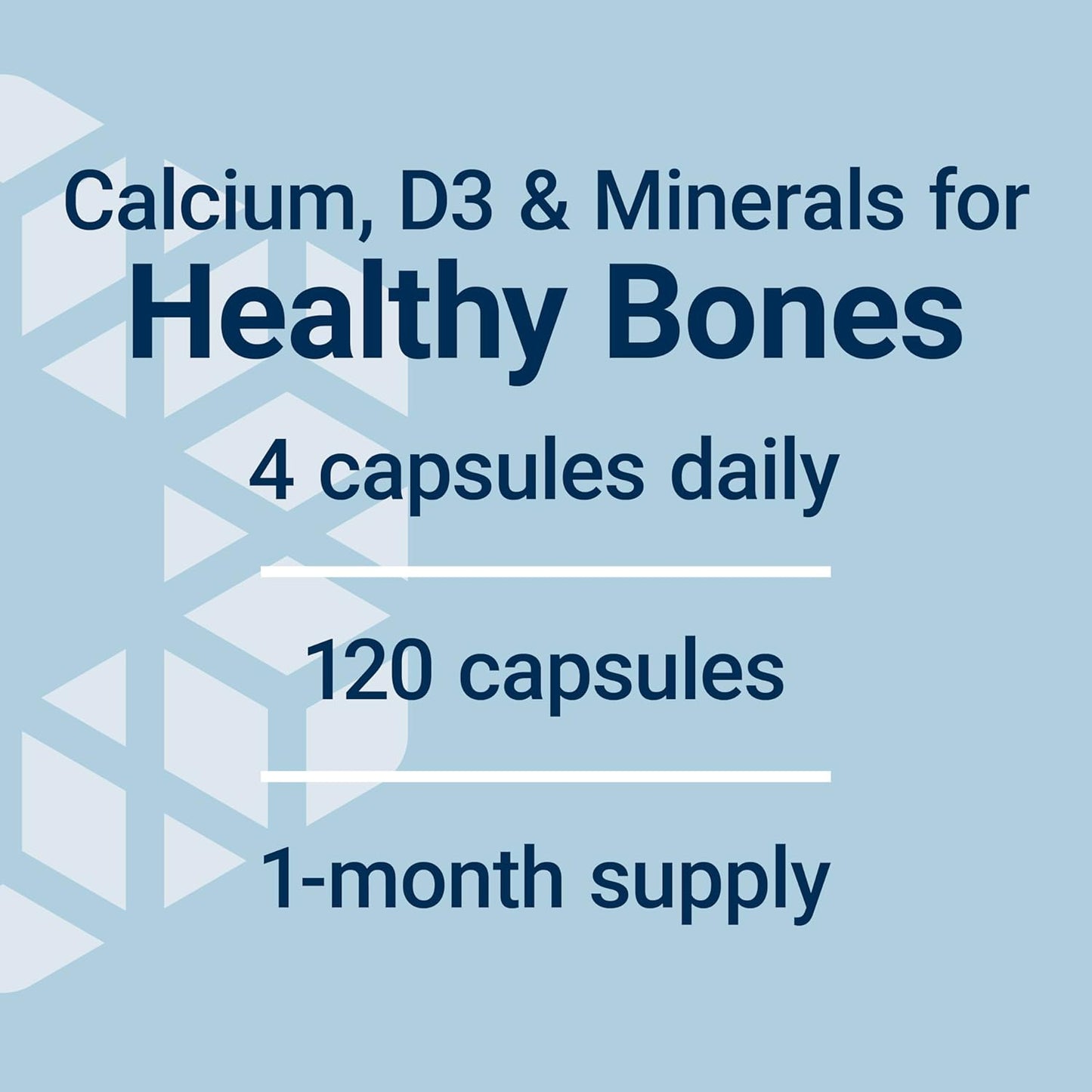 Bone Restore: Supports Healthy Bone Density with Calcium, Vitamin D3, Magnesium, Zinc, Boron - Non-GMO, Gluten-Free - 120 Capsules