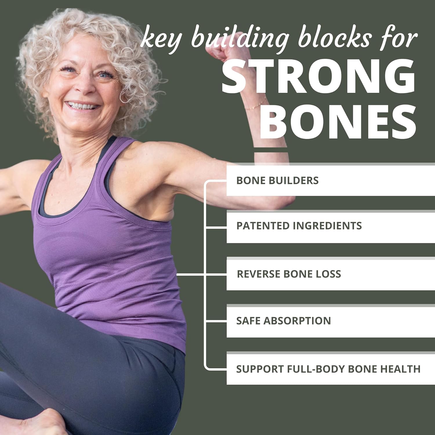 BonePlus Calcium: Chelated Calcium with Ipriflavone, Probiotics, and Plant Enzymes - 90 Capsules