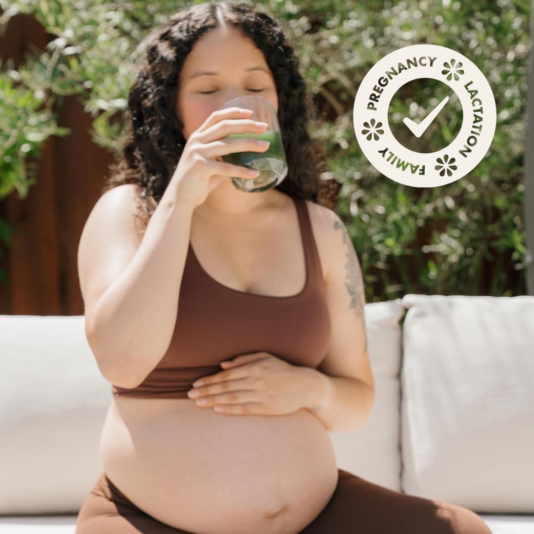 Boobie Mother of All Greens: Daily Super Greens Powder for Moms & Families | Vegan, Gluten-Free, Sugar-Free | 40+ Essential Nutrients | Light Berry Flavor | 30 Servings