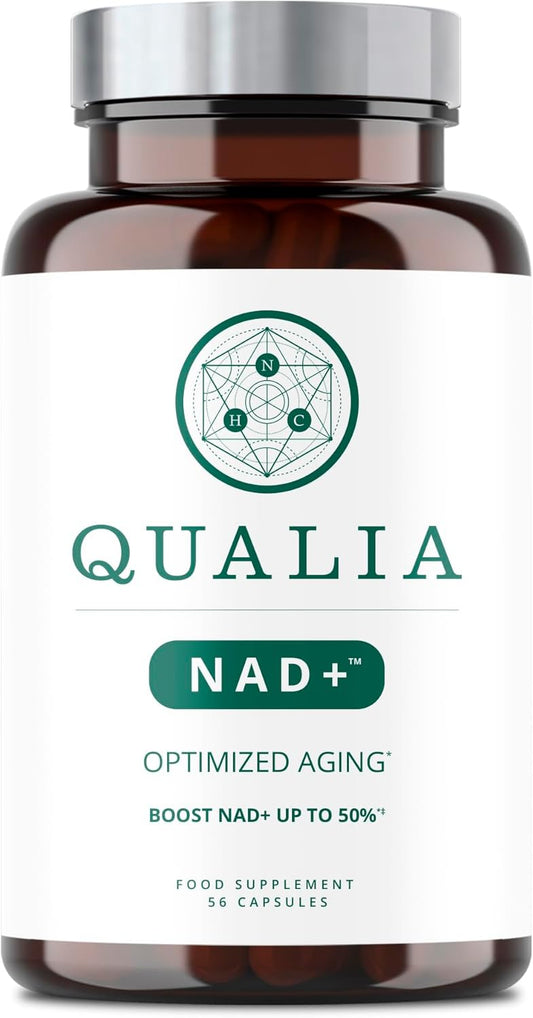 Boost NAD+ Levels with Qualia NAD+ Nicotinamide Riboside Supplement (56 Caps)