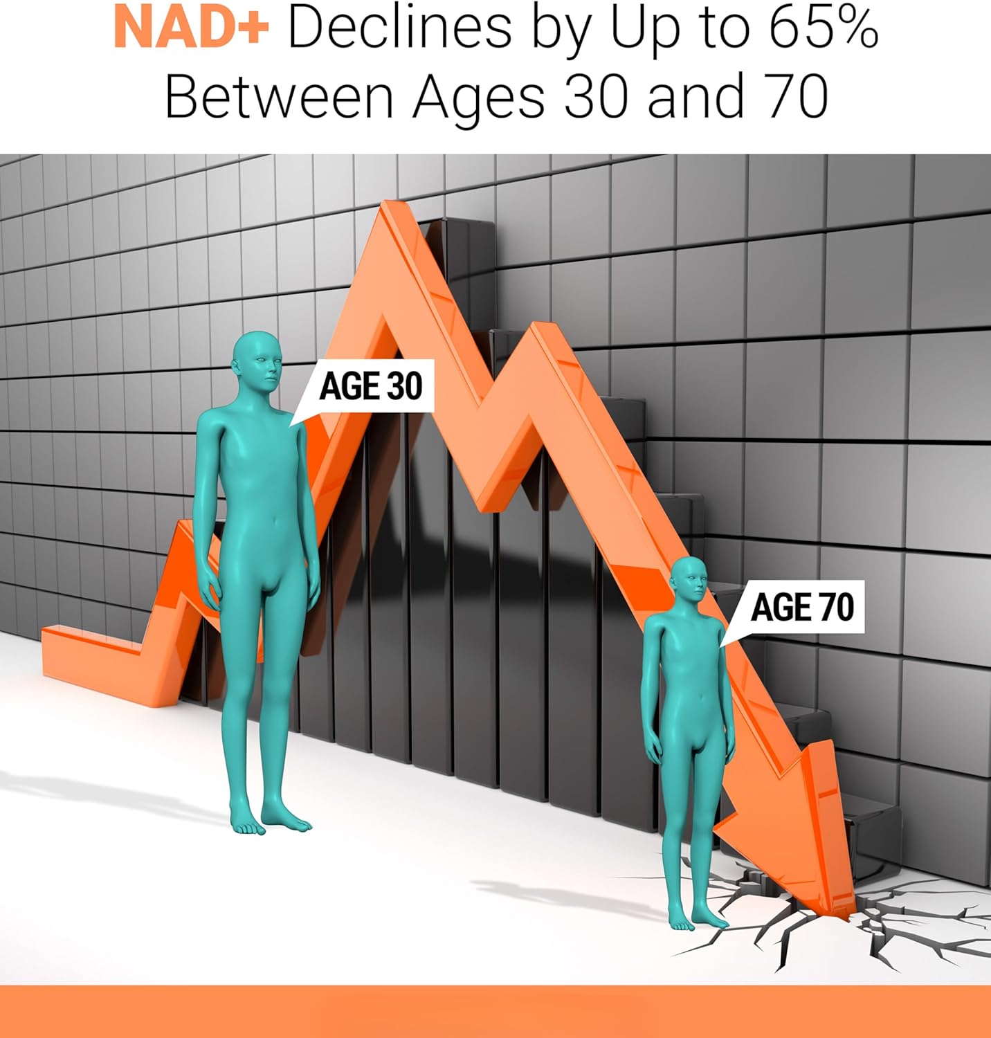 Boost NAD+ Levels with Qualia NAD+ Nicotinamide Riboside Supplement (56 Caps)