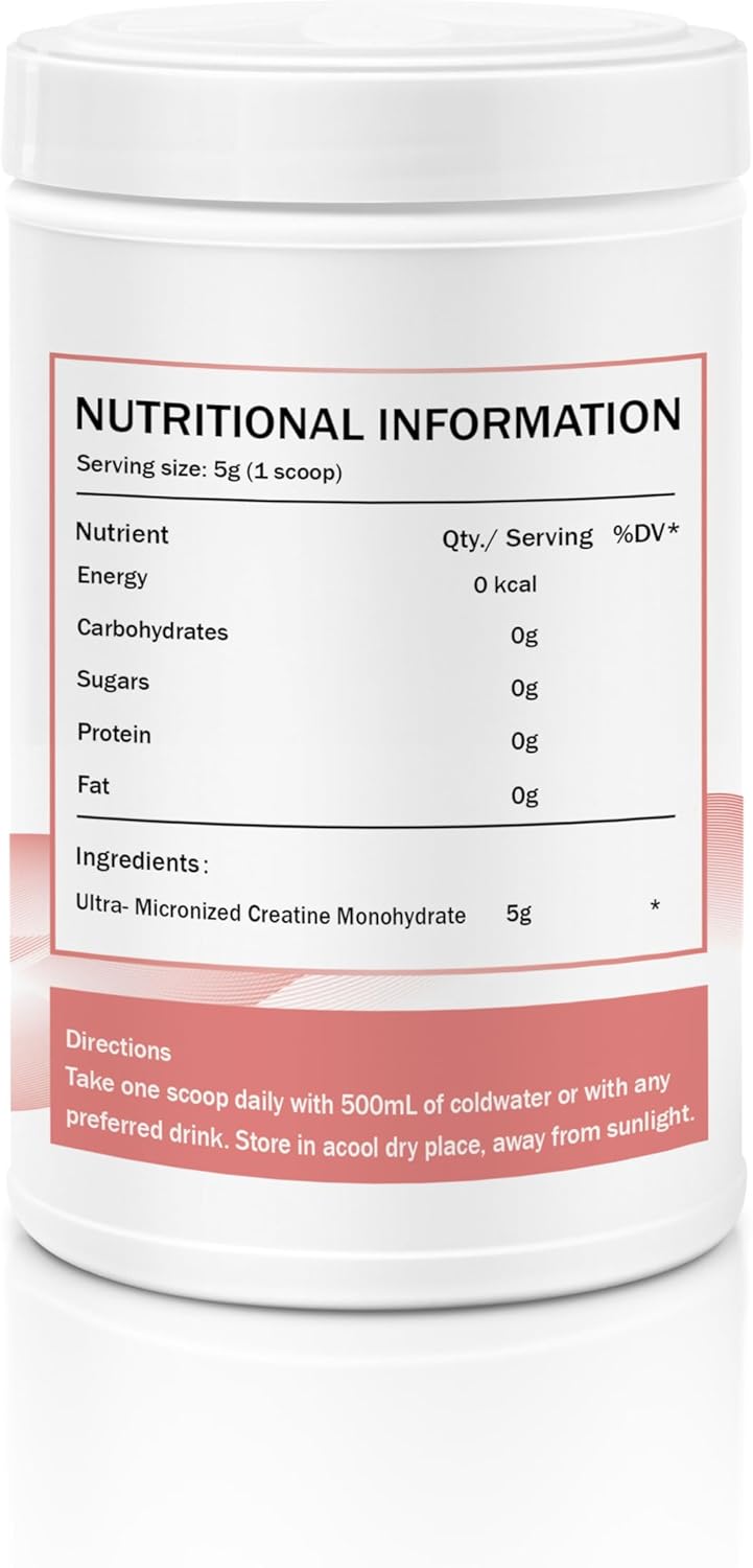 Booty Builder Creatine Powder 500g - FEMGAIN Monohydrate for Women