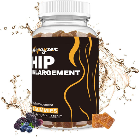 Booty Gummies for Women - Big Butt & Hips Support Supplement with Fenugreek, 60 Count