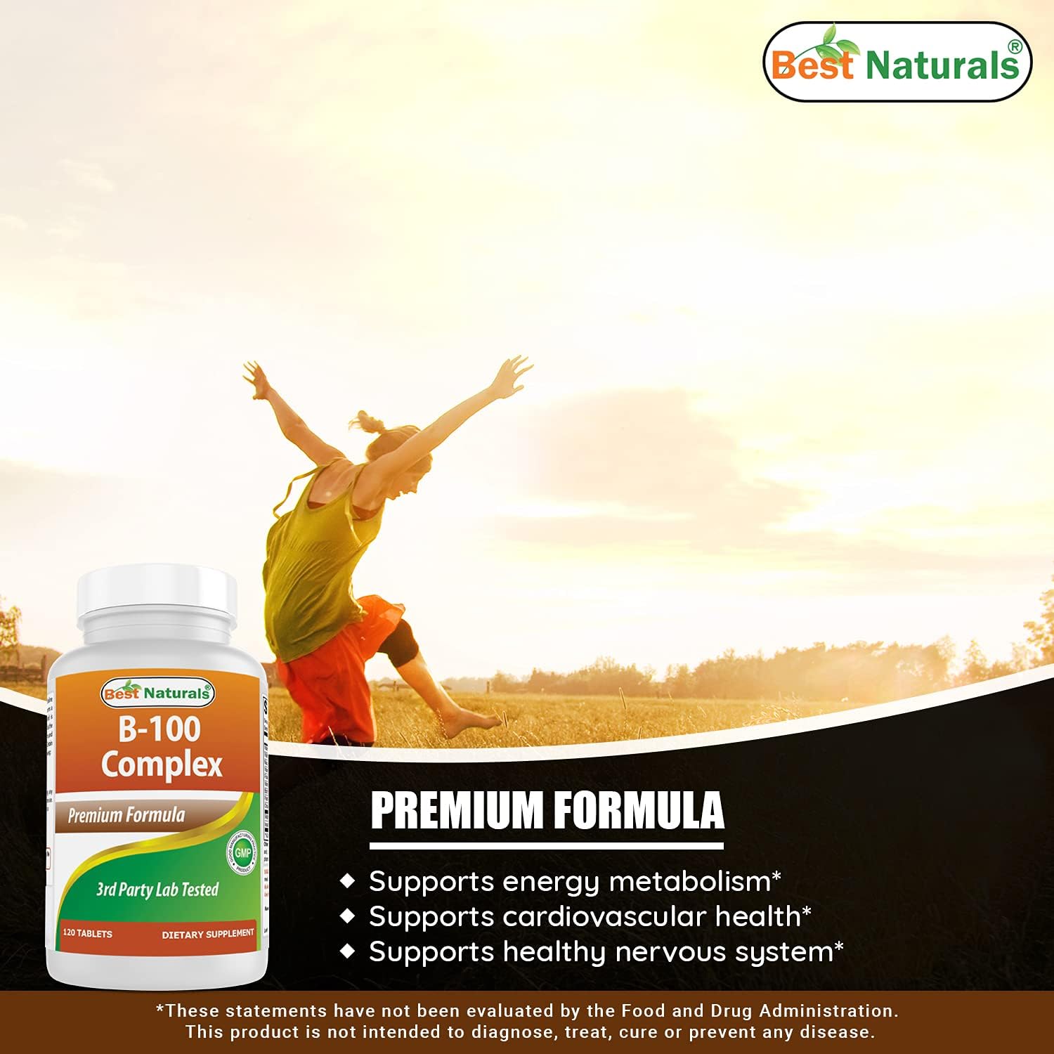 Boron 5 mg & B-100 Complex - Top Natural Supplement for Overall Health