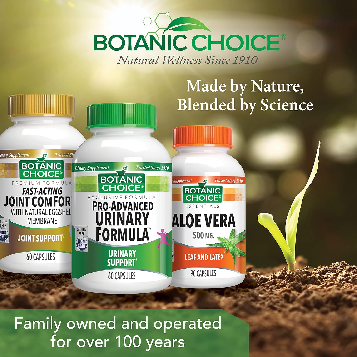 Botanic Choice Pro-Advanced Urinary Formula - Supports Urinary Tract Health - 60 Capsules with Magnesium, Cranberry, Uva Ursi, and Damiana
