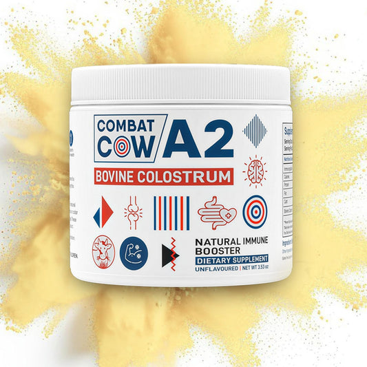 Bovine Colostrum Powder for Gut Health, Immune Support, and Muscle Recovery - Non-GMO, Grass Fed, Unflavoured - 50 Servings