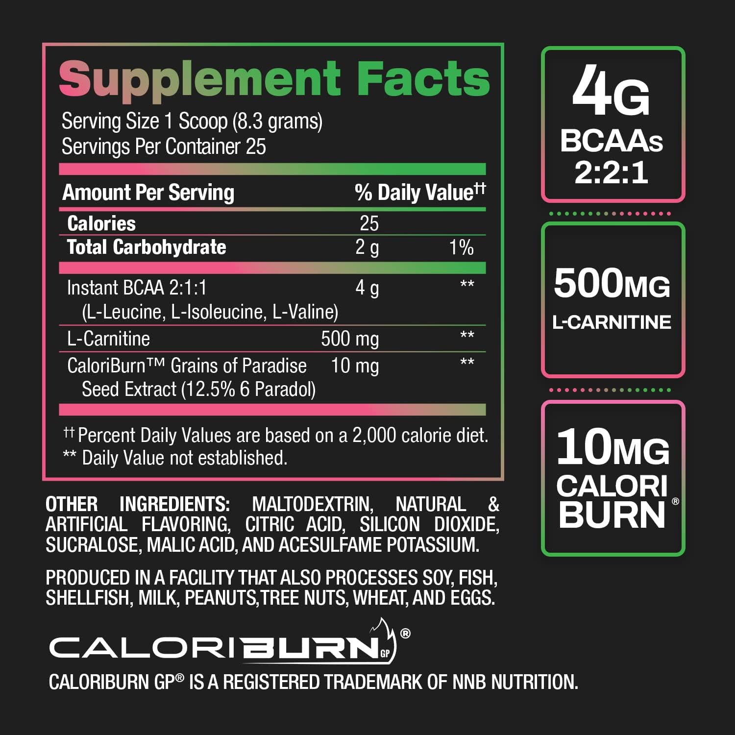 BPI Sports Best BCAA Shredded Watermelon Ice - Fat to Energy, Weight Loss, Lean Muscle, Post-Workout Recovery - 25 Servings