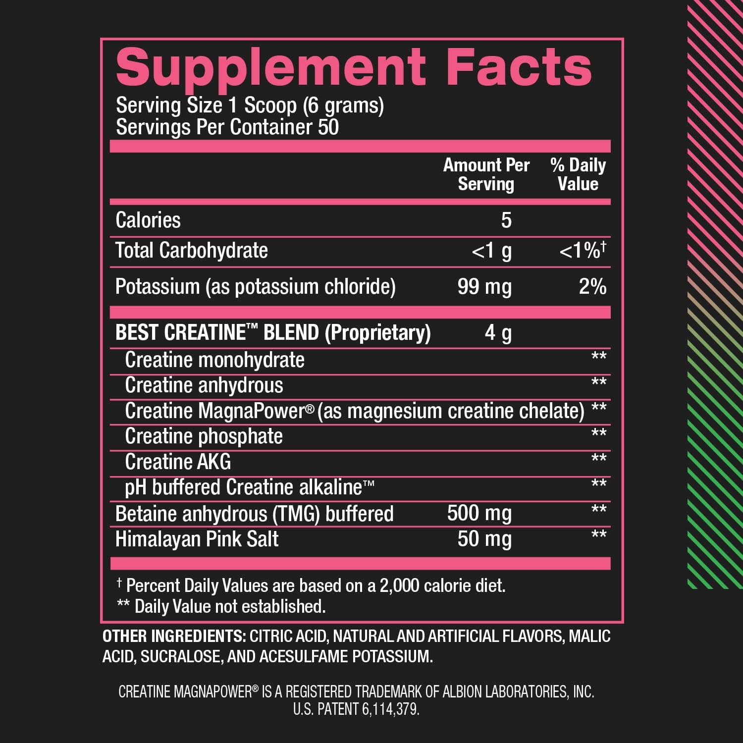BPI Sports Best Creatine Blend - 6 Advanced Forms for Muscle Building & Recovery - Watermelon Cooler, 50 Servings