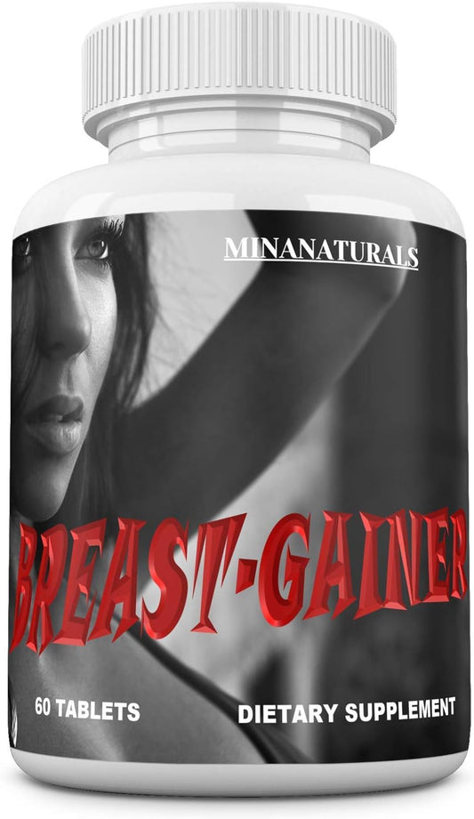 Breast Enhancement Pills for Women - Get Fuller & Firmer Bust - Enlargement Supplement for Bigger Breasts - 60 Tablets