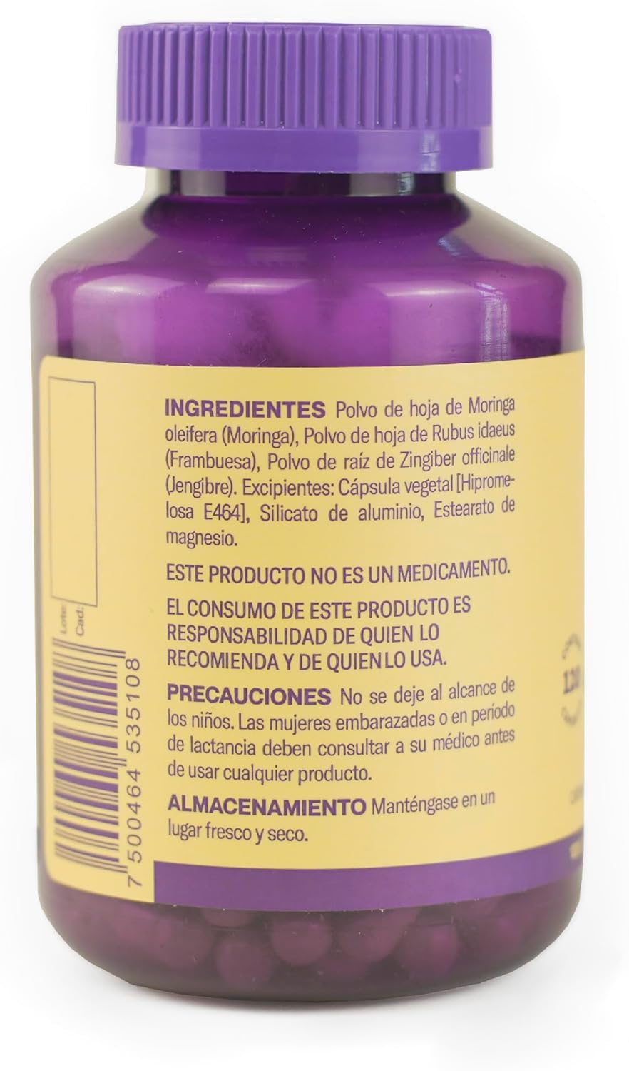 Breast Milk Booster with Moringa, Raspberry, Ginger - Lactation Supplement 60pz