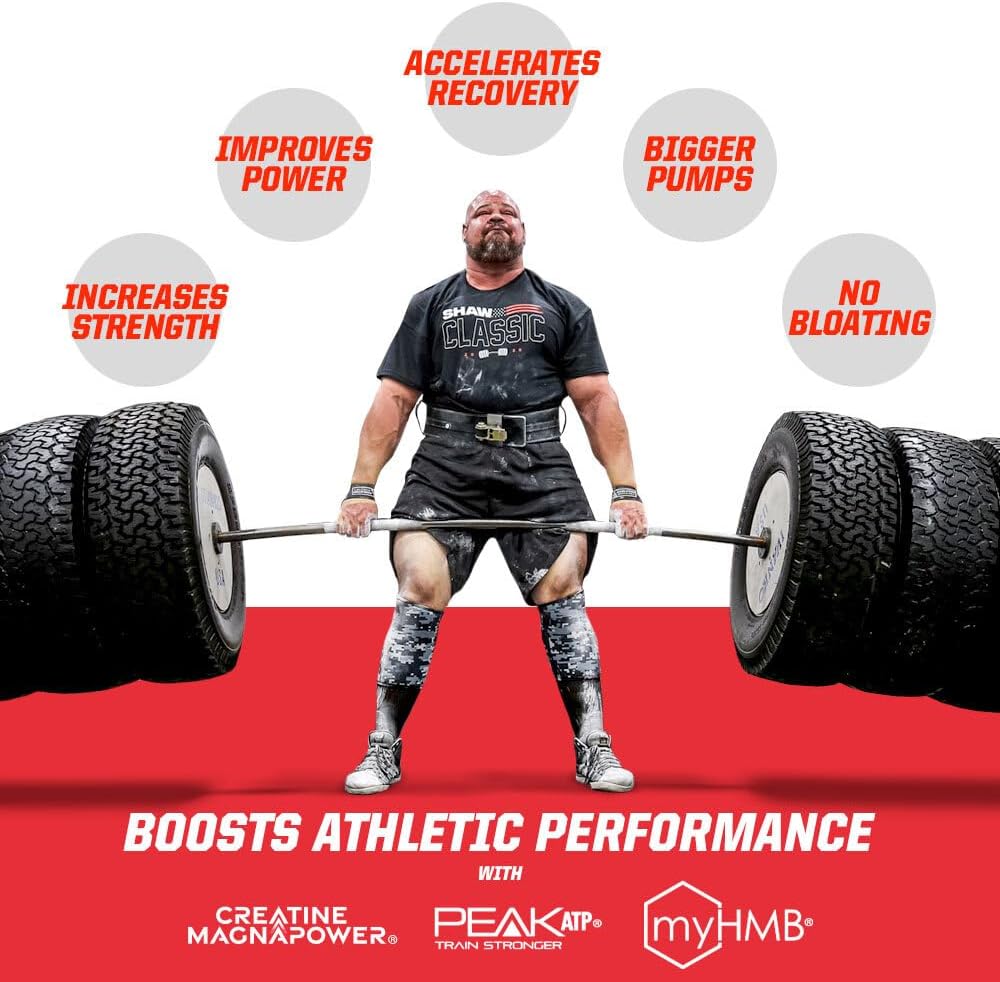 Brian Shaw's Undefined Nutrition Structure Creatine+ - Micronized Creatine Monohydrate with Magnesium Creatine Chelate, HMB & PEAK ATP for Strength, Power, Recovery - Tropical Citrus Flavor, 30 Servings