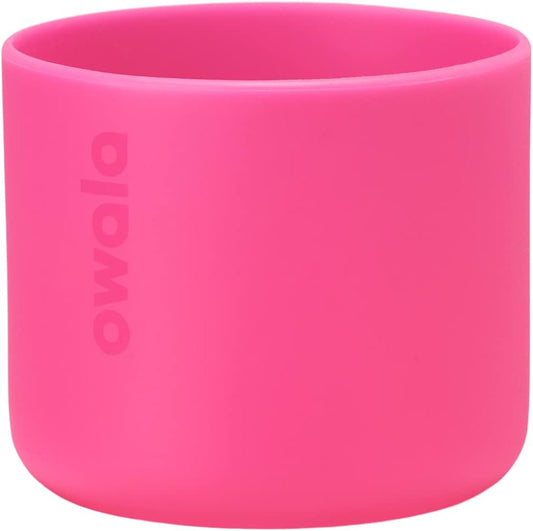 Bright Pink Silicone Water Bottle Boot for 24 Oz FreeSip or Flip Stainless Steel Bottles - Anti-Slip Protective Sleeve