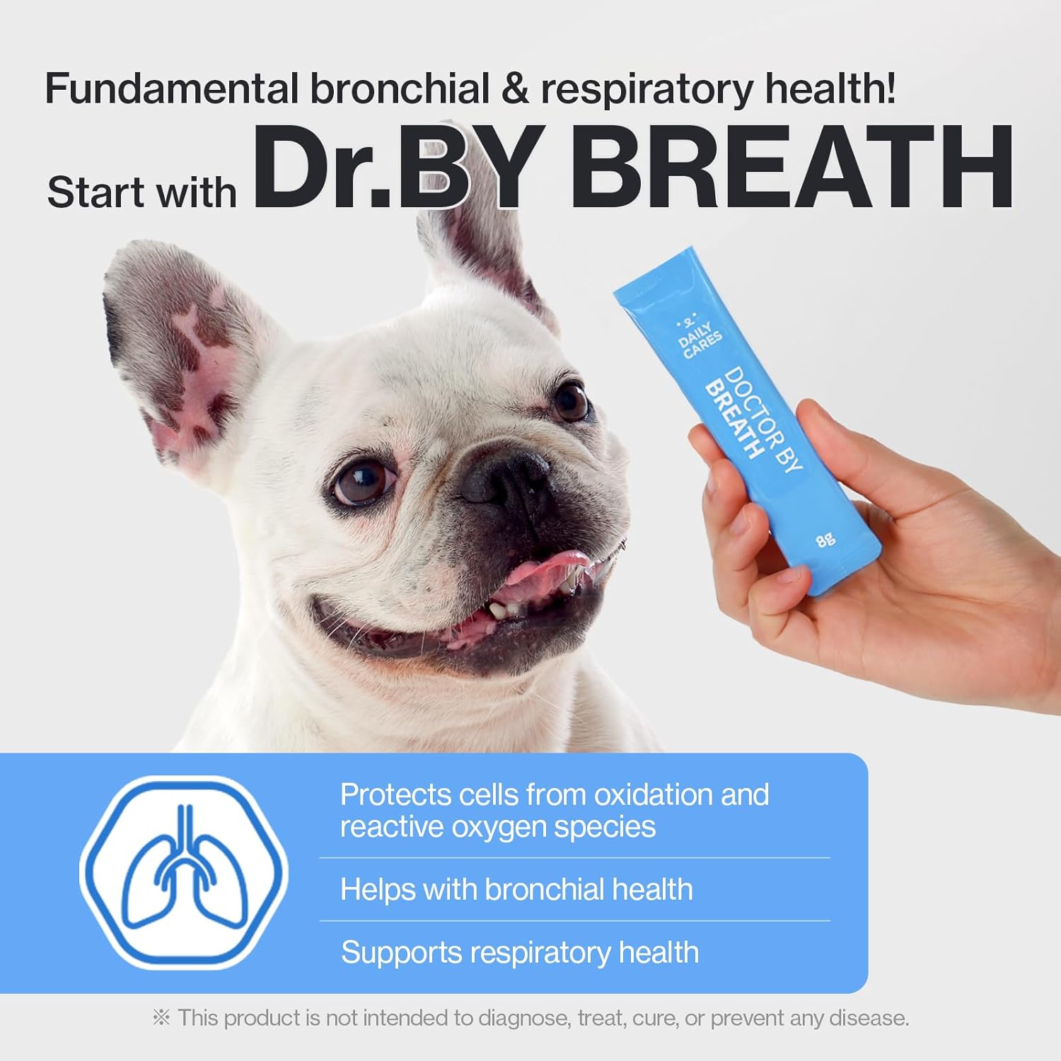 Bronchial Supplements for Dogs - Dog Cough Relief - Dry, Wet & Barkly Pet Cough - 8.5 oz