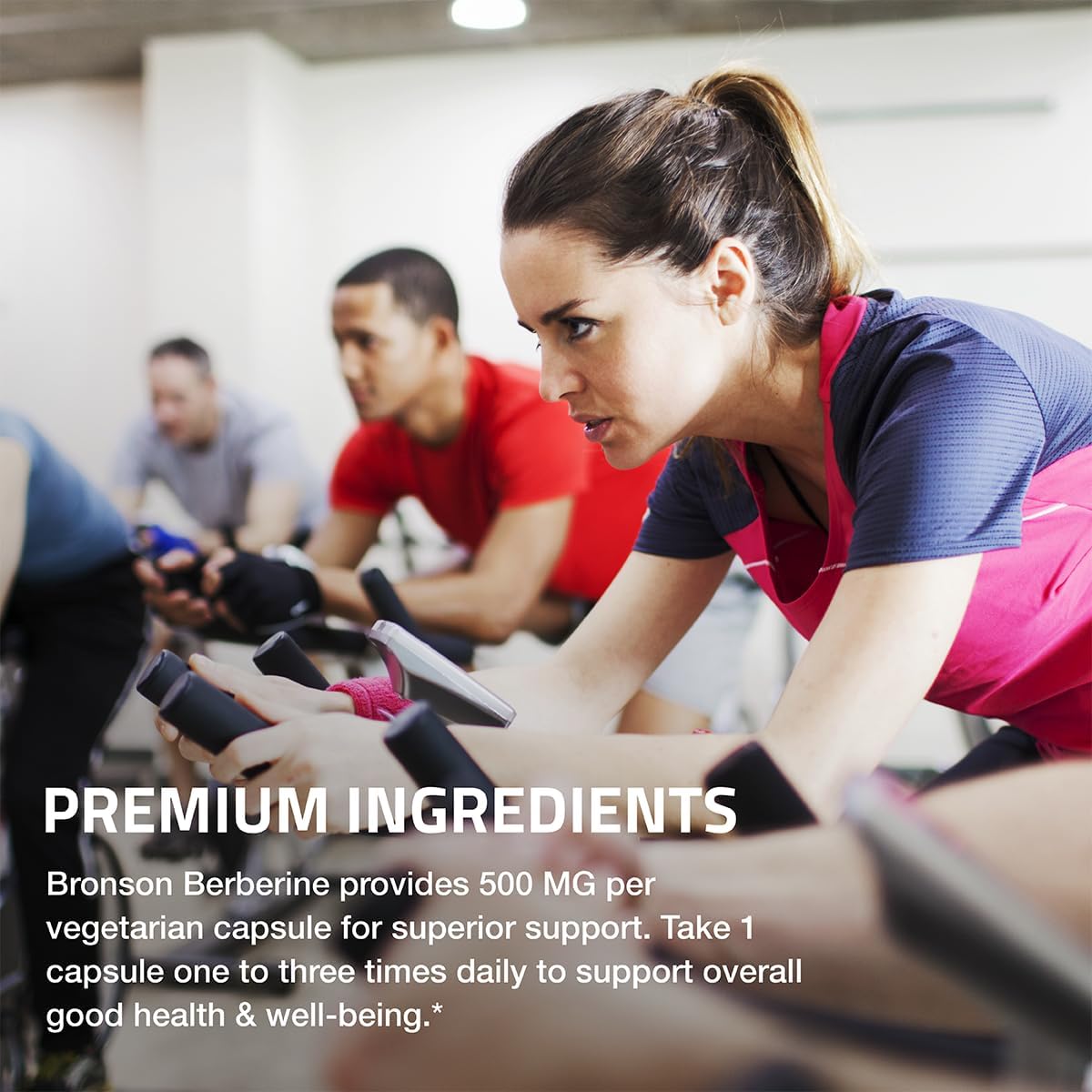 Bronson Berberine HCI Supplement 500mg - Non-GMO Vegetarian Capsules - 30 Count