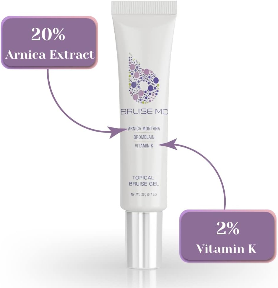 BruiseMD Supplement and Gel Bundle - Effective Combo for Clearing Bruises & Reducing Swelling