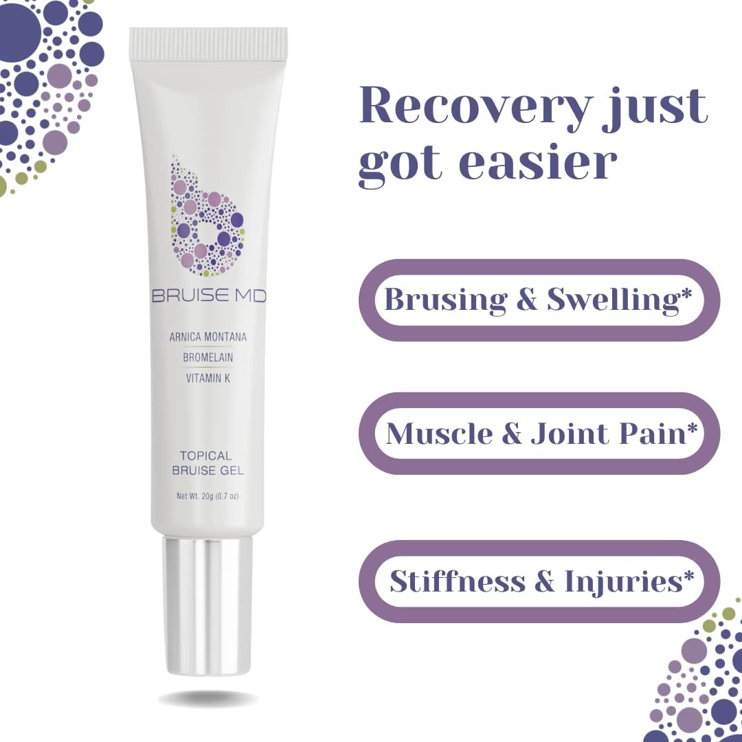 BruiseMD Supplement and Gel Bundle - Effective Combo for Clearing Bruises & Reducing Swelling