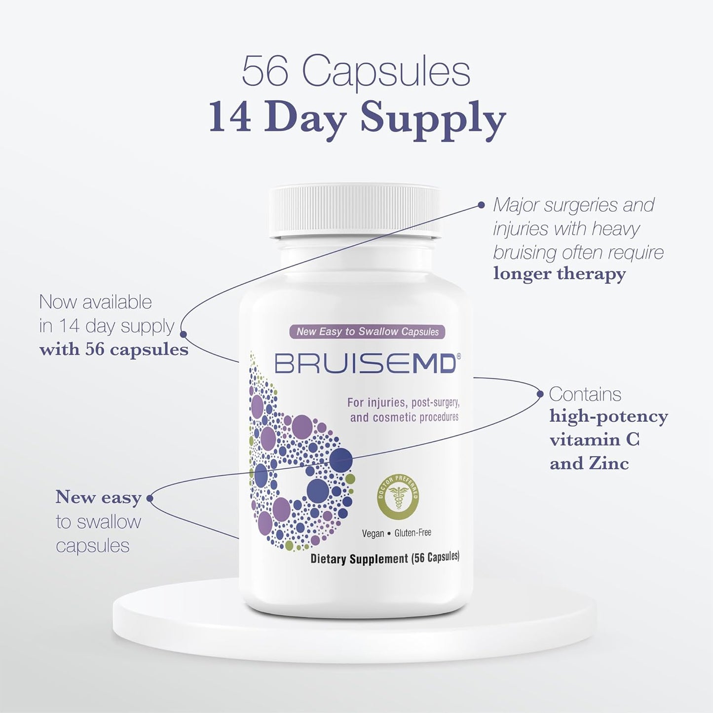 BruiseMD Supplement and Gel Bundle - Effective Combo for Clearing Bruises & Reducing Swelling