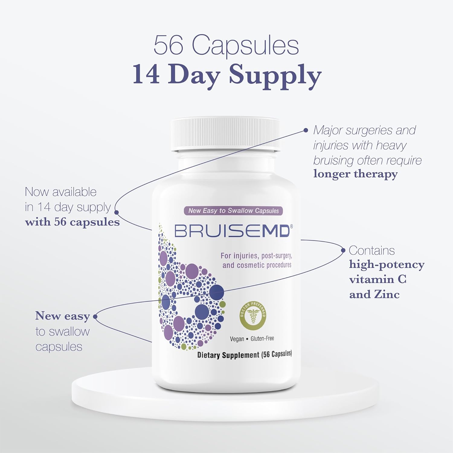 BruiseMD Supplement and Gel Bundle - Effective Combo for Clearing Bruises & Reducing Swelling