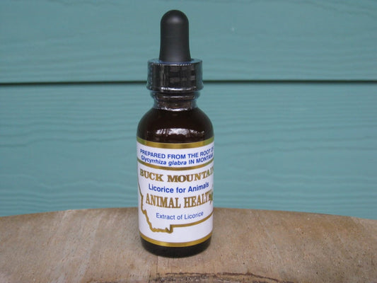 Buck Mountain Licorice Tincture for Animals - 1oz by CarolsPetCafe.com