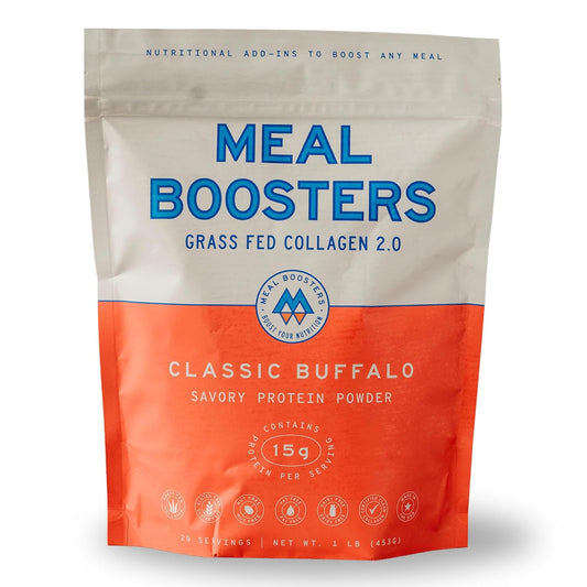 Buffalo Savory Protein Supplement with Grass-Fed Collagen for Muscle Recovery and Gut Health