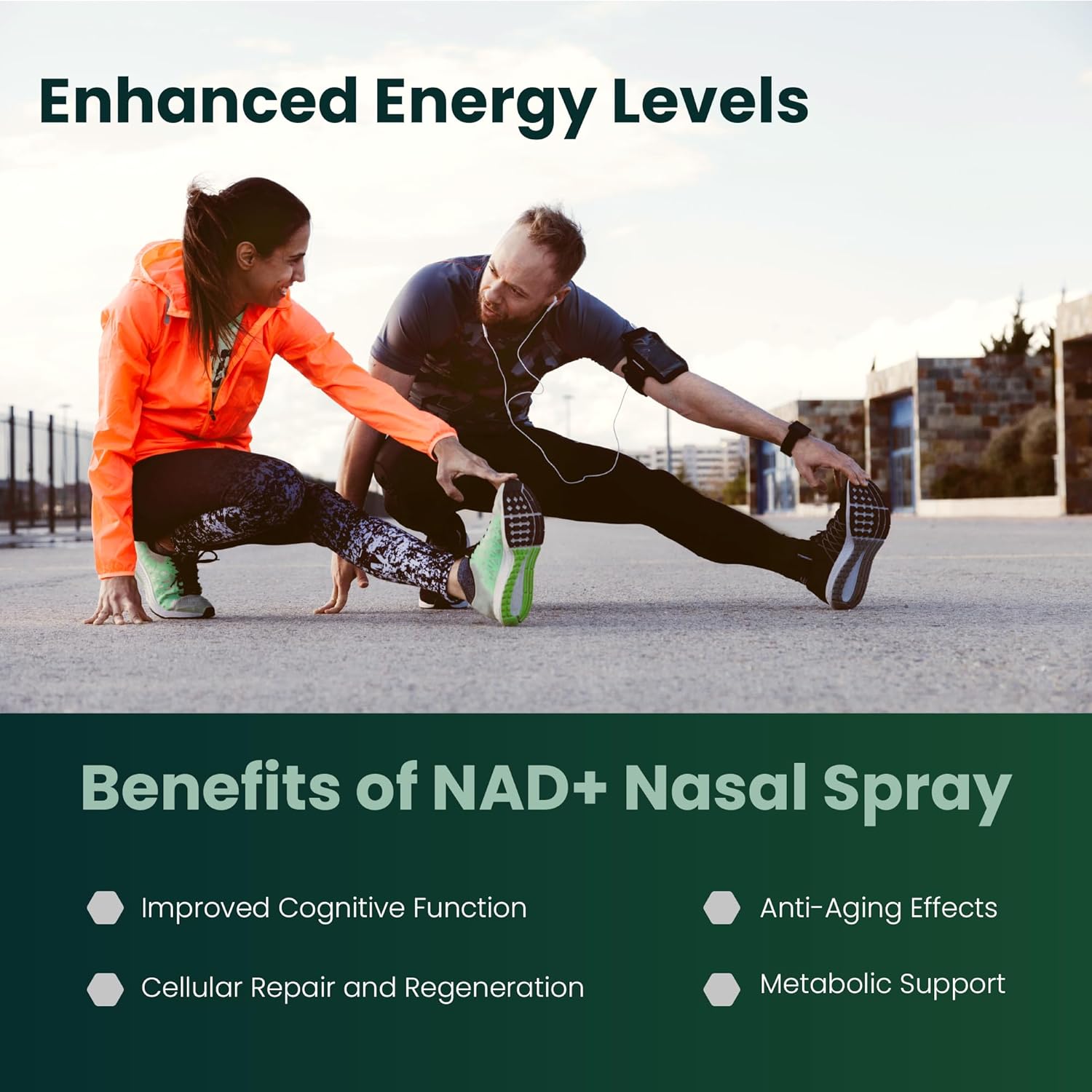 Bulk Essentials NAD+ Spray - 5 mg Per Spray | 100 Sprays | Cellular Energy, Anti-Aging, Metabolism Boost | Fast-Absorbing NAD+ Supplement