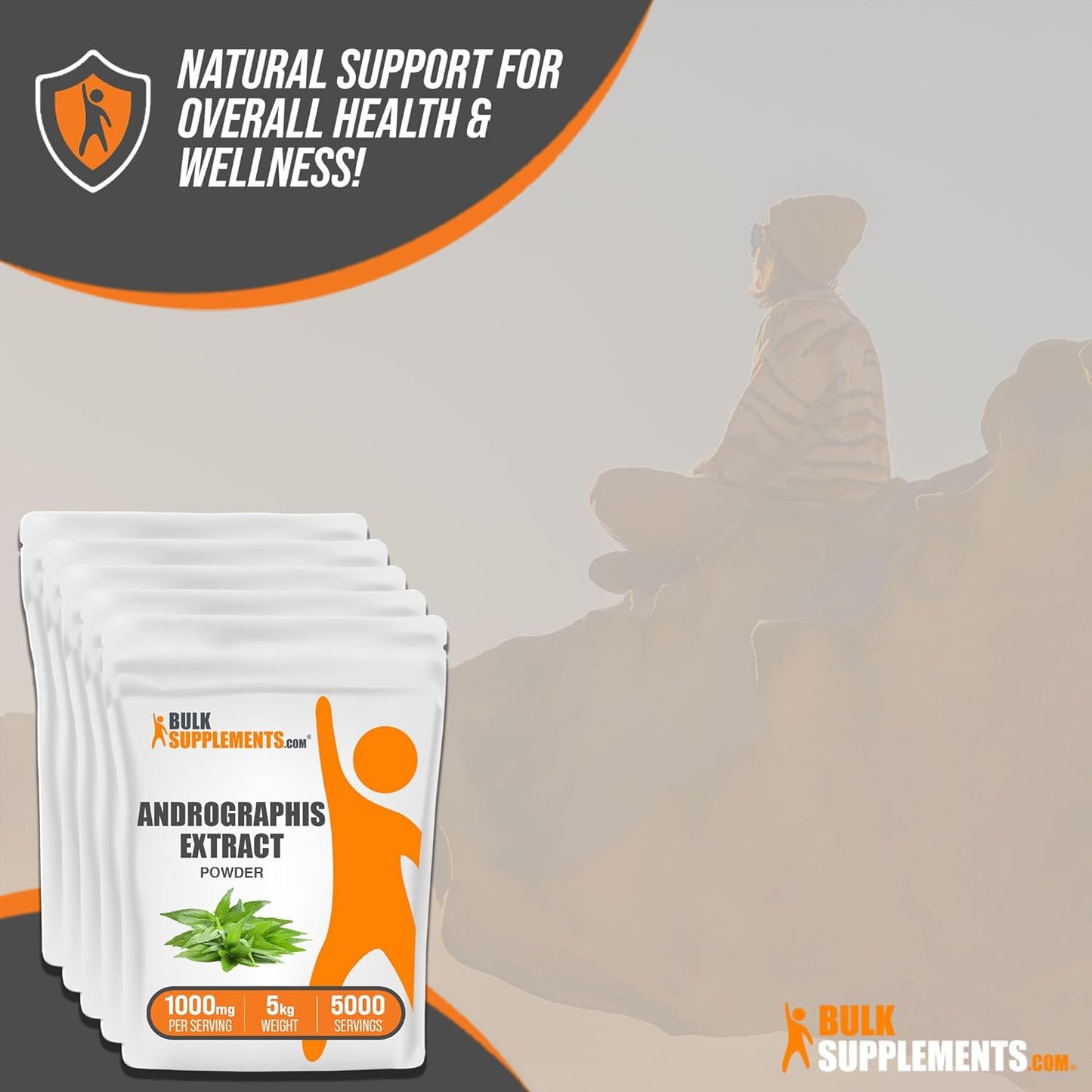 BulkSupplements.com Andrographis Paniculata Extract Powder - Herbal Supplement, Gluten Free, 1000mg per Serving, 5kg (11 lbs)