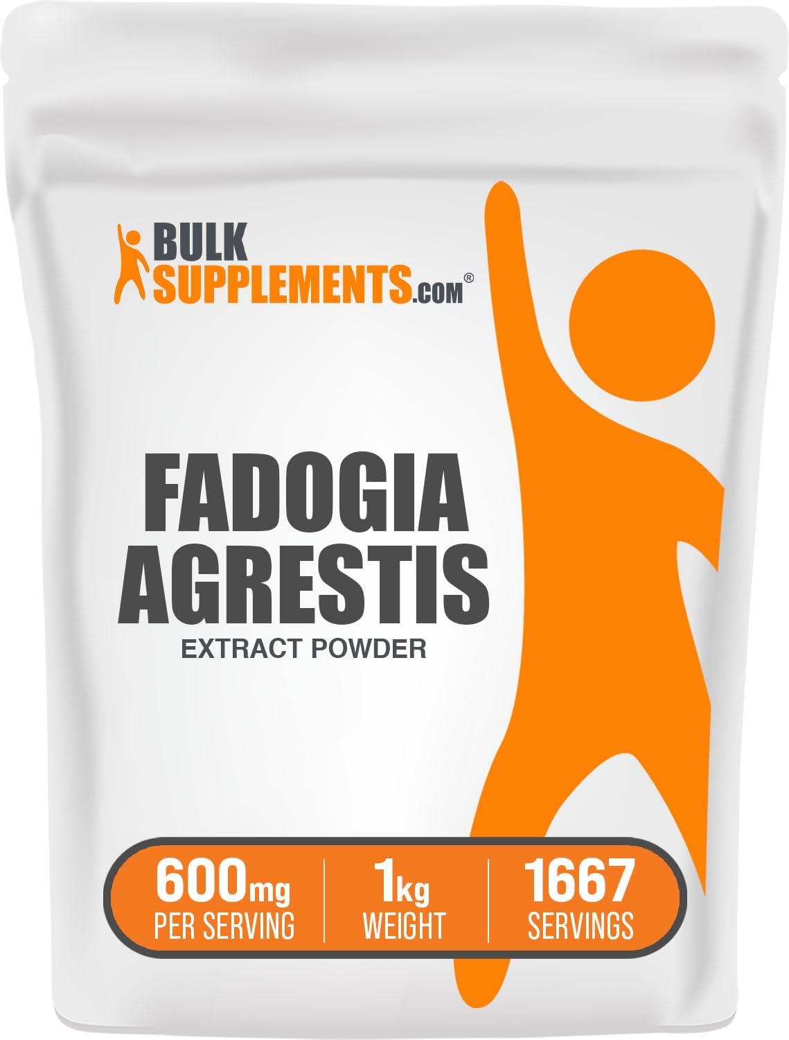 BulkSupplements.com Fadogia Agrestis Extract Powder - 600mg Energy Boost Supplement - Gluten Free - 1kg (2.2 lbs)